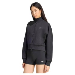 Блуза Adidas Originals Spacer Track full zip sweatshirt - Grey (Black / Black Reflective / Night Grey) блуза,дамски,блузи,adidas,originals,spacer,track,full,zip,sweatshirt,grey,(black,black,reflective,night,grey)