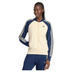 блуза,дамски,блузи,adidas,originals,sst,classic,full,zip,sweatshirt,beige,(warm,vanilla,night,indigo)