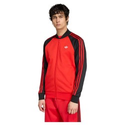 Блуза Adidas Originals SST full zip sweatshirt - Red (Vivid Red) блуза,мъжки,пуловери,adidas,originals,sst,full,zip,sweatshirt,red,(vivid,red)