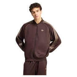 Блуза Adidas Originals SST Adicolor Classics Loose Track full zip sweatshirt - Brown (Aurora Coffee) блуза,мъжки,пуловери,adidas,originals,sst,adicolor,classics,loose,track,full,zip,sweatshirt,brown,(aurora,coffee)