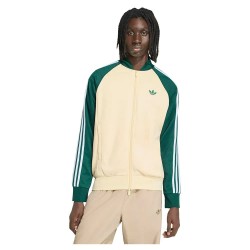 Блуза Adidas Originals SST full zip sweatshirt - Beige (Warm Vanilla / Collegiate Green) блуза,мъжки,пуловери,adidas,originals,sst,full,zip,sweatshirt,beige,(warm,vanilla,collegiate,green)