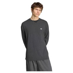 тениска,мъжки,тениски,дамски,тениски,adidas,originals,trefoil,essentials,melange,top,long,sleeve,t,shirt,grey,(dark,grey,heather)