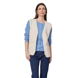 потник,дамски,жилетки,redgreen,leo,vest,beige,(off,white)