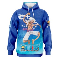 суичър,мъжки,пуловери,дамски,пуловери,otso,one,piece,egghead,luffy,and,the,crew,hoodie,blue,(blue)