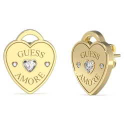 Guess Amore Heart Studs earrings - Golden (Gold) бижутерия,guess,amore,heart,studs,earrings,golden,(gold)