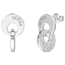 Guess Blooming Summer JUBE05221 earrings - Silver (Silver) бижутерия,guess,blooming,summer,jube05221,earrings,silver,(silver)