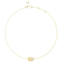 бижутерия,guess,blooming,summer,necklace,golden,(gold)