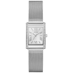 Часовник Guess Bonnet 23mm 3ATM Quartz/Analogical woman watch - Silver (Silver / White / Mineral) часовник,часовници,guess,bonnet,23mm,3atm,quartz,analogical,woman,watch,silver,(silver,white,mineral)