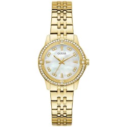 часовник,часовници,guess,colette,32mm,3atm,quartz,analogical,woman,watch,golden,(gold,white,mineral)