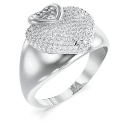 Guess Crazy In Love ring - Silver (Silver) бижутерия,guess,crazy,in,love,ring,silver,(silver)