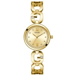 Часовник Guess Empower 30mm 3ATM Quartz/Analogical woman watch - Golden (Gold / Champagne / Mineral) часовник,часовници,guess,empower,30mm,3atm,quartz,analogical,woman,watch,golden,(gold,champagne,mineral)