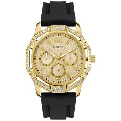 часовник,часовници,guess,regal,46mm,3atm,quartz,analogical,watch,golden,(black,champagne,mineral)