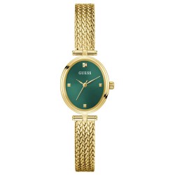 часовник,часовници,guess,ruby,24mm,3atm,quartz,analogical,woman,watch,golden,(gold,green,mineral)