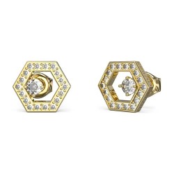 Guess Tiny Dancer JUBE04651 earrings - Golden (Gold) бижутерия,guess,tiny,dancer,jube04651,earrings,golden,(gold)