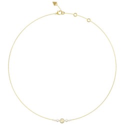 бижутерия,guess,tiny,pearly,jubn05519,necklace,golden,(gold)