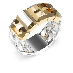 Guess Vegas ring - Golden (Gold / Silver) бижутерия,guess,vegas,ring,golden,(gold,silver)