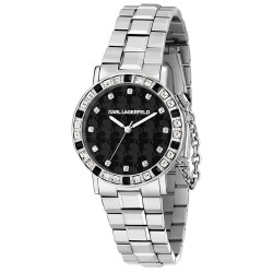 часовник,часовници,karl,lagerfeld,crystals,33mm,5atm,quartz,analogical,woman,watch,silver,(silver,black,)