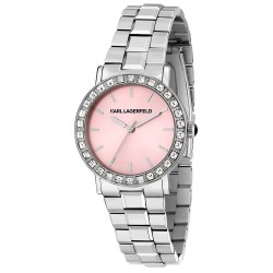 часовник,часовници,karl,lagerfeld,crystals,33mm,5atm,quartz,analogical,woman,watch,silver,(silver,pink,)