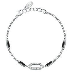 Karl lagerfeld KLAYC21 bracelet - Silver (Silver / White / Black) бижутерия,karl,lagerfeld,klayc21,bracelet,silver,(silver,white,black)