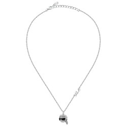 бижутерия,karl,lagerfeld,klayd06,necklace,silver,(silver,white)