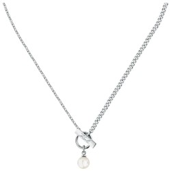 бижутерия,karl,lagerfeld,klayr05,necklace,silver,(silver,white)