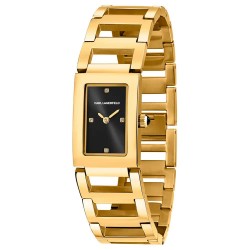 Часовник Karl lagerfeld Paris 21mm 5ATM Quartz/Analogical woman watch - Golden (Gold / Black /) часовник,часовници,karl,lagerfeld,paris,21mm,5atm,quartz,analogical,woman,watch,golden,(gold,black,)