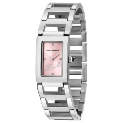 Часовник Karl lagerfeld Paris 21mm 5ATM Quartz/Analogical woman watch - Silver (Silver / Pink /) часовник,часовници,karl,lagerfeld,paris,21mm,5atm,quartz,analogical,woman,watch,silver,(silver,pink,)