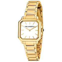 Часовник Karl lagerfeld Square Classics 33mm 5ATM Quartz/Analogical woman watch - Golden (Gold / White /) часовник,часовници,karl,lagerfeld,square,classics,33mm,5atm,quartz,analogical,woman,watch,golden,(gold,white,)