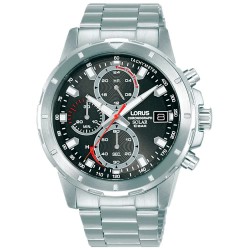 Часовник Lorus watches RZ601AX9 43mm 10ATM Quartz/Analogical watch - Silver (Silver / Black / Mineral) часовник,часовници,lorus,watches,rz601ax9,43mm,10atm,quartz,analogical,watch,silver,(silver,black,mineral)
