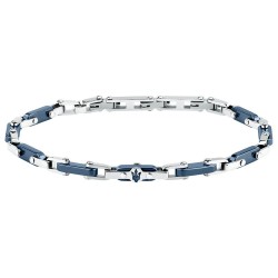 бижутерия,maserati,jm226atz76,bracelet,silver,(silver,blue)