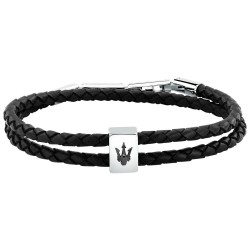 бижутерия,maserati,jm226ave44,bracelet,silver,(silver,black)