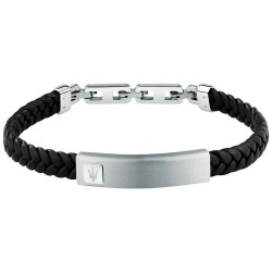 бижутерия,maserati,jm525ave34,bracelet,silver,(silver,black)