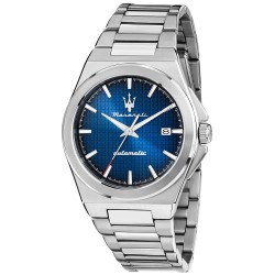 часовник,часовници,maserati,velocità,slim,40mm,10atm,automatic,analogical,watch,silver,(silver,blue,mineral)