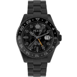 часовник,часовници,philipp,plein,gmt,i,challenger,42mm,10atm,quartz,analogical,watch,silver,(black,black,mineral)