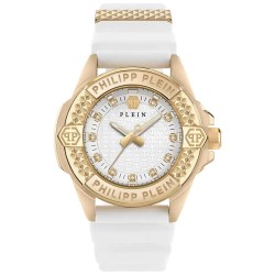 часовник,часовници,philipp,plein,majesty,38mm,5atm,quartz,analogical,woman,watch,golden,(white,white,mineral)