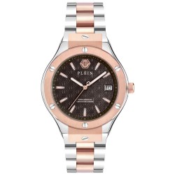 Часовник Philipp plein Plein Underdog 44mm 5ATM Quartz/Analogical watch - Brown (Rose Gold / Brown / Mineral) часовник,часовници,philipp,plein,plein,underdog,44mm,5atm,quartz,analogical,watch,brown,(rose,gold,brown,mineral)