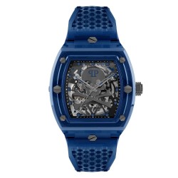 Часовник Philipp plein The Skeleton Crystal 44mm 5ATM Automatic/Analogical watch - Blue (Blue / Grey / Mineral) часовник,часовници,philipp,plein,the,skeleton,crystal,44mm,5atm,automatic,analogical,watch,blue,(blue,grey,mineral)