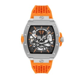 часовник,часовници,philipp,plein,the,skeleton,limited,edition,44mm,5atm,automatic,analogical,watch,orange,(orange,grey,mineral)