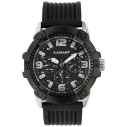 часовник,часовници,radiant,eminem,44mm,5atm,quartz,analogical,watch,silver,(black,black,mineral)