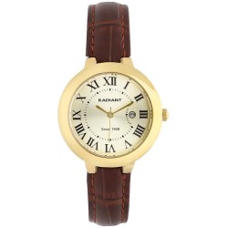 Часовник Radiant Golden Hour 33mm 3ATM Quartz/Analogical woman watch - Brown (Brown / Silver / Mineral) часовник,часовници,radiant,golden,hour,33mm,3atm,quartz,analogical,woman,watch,brown,(brown,silver,mineral)