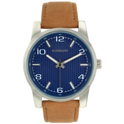 Часовник Radiant Johnny Deep 43mm 5ATM Quartz/Analogical watch - Brown (Brown / Blue / Mineral) часовник,часовници,radiant,johnny,deep,43mm,5atm,quartz,analogical,watch,brown,(brown,blue,mineral)