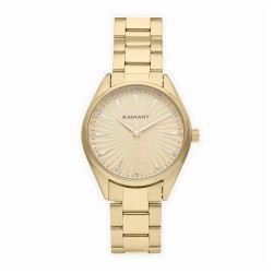 Часовник Radiant Loren 34mm 3ATM Quartz/Analogical woman watch - Golden (Gold / Gold / Mineral) часовник,часовници,radiant,loren,34mm,3atm,quartz,analogical,woman,watch,golden,(gold,gold,mineral)