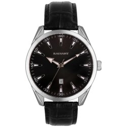 Часовник Radiant Ocean Code 42mm 5ATM Quartz/Analogical watch - Silver (Black / Black / Mineral) часовник,часовници,radiant,ocean,code,42mm,5atm,quartz,analogical,watch,silver,(black,black,mineral)