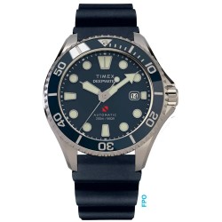 Часовник Timex Deep Water 43mm 20ATM Quartz/Analogical watch - Blue (Blue / Blue / Sapphire) часовник,часовници,timex,deep,water,43mm,20atm,quartz,analogical,watch,blue,(blue,blue,sapphire)