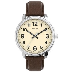 Часовник Timex Easy Reader 43mm 5ATM Quartz/Analogical watch - Brown (Brown / Cream / Mineral) часовник,часовници,timex,easy,reader,43mm,5atm,quartz,analogical,watch,brown,(brown,cream,mineral)
