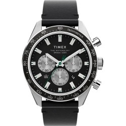 Часовник Timex Waterbury TW2V42500 41mm 10ATM Quartz/Analogical watch - Silver (Black / Black / Mineral) часовник,часовници,timex,waterbury,tw2v42500,41mm,10atm,quartz,analogical,watch,silver,(black,black,mineral)