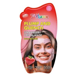 7th heaven Plump & Quench Strawberrry Cream 15g Esthetic mask - Pink специфични,козметични,продукти,7th,heaven,plump,&,quench,strawberrry,cream,15g,esthetic,mask,pink