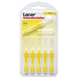 хигиена,аксесоари,lacer,thin,0.7mm,interdental,brush,6,units,yellow
