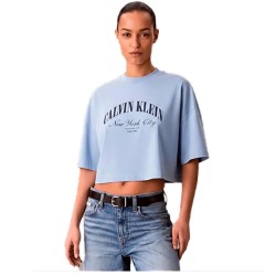 тениска,мъжки,тениски,дамски,тениски,calvin,klein,lv047f813g,short,sleeve,t,shirt,blue,(bright,white)