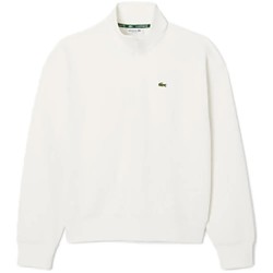 блуза,дамски,блузи,lacoste,sf5271,half,zip,sweatshirt,white,(farine)